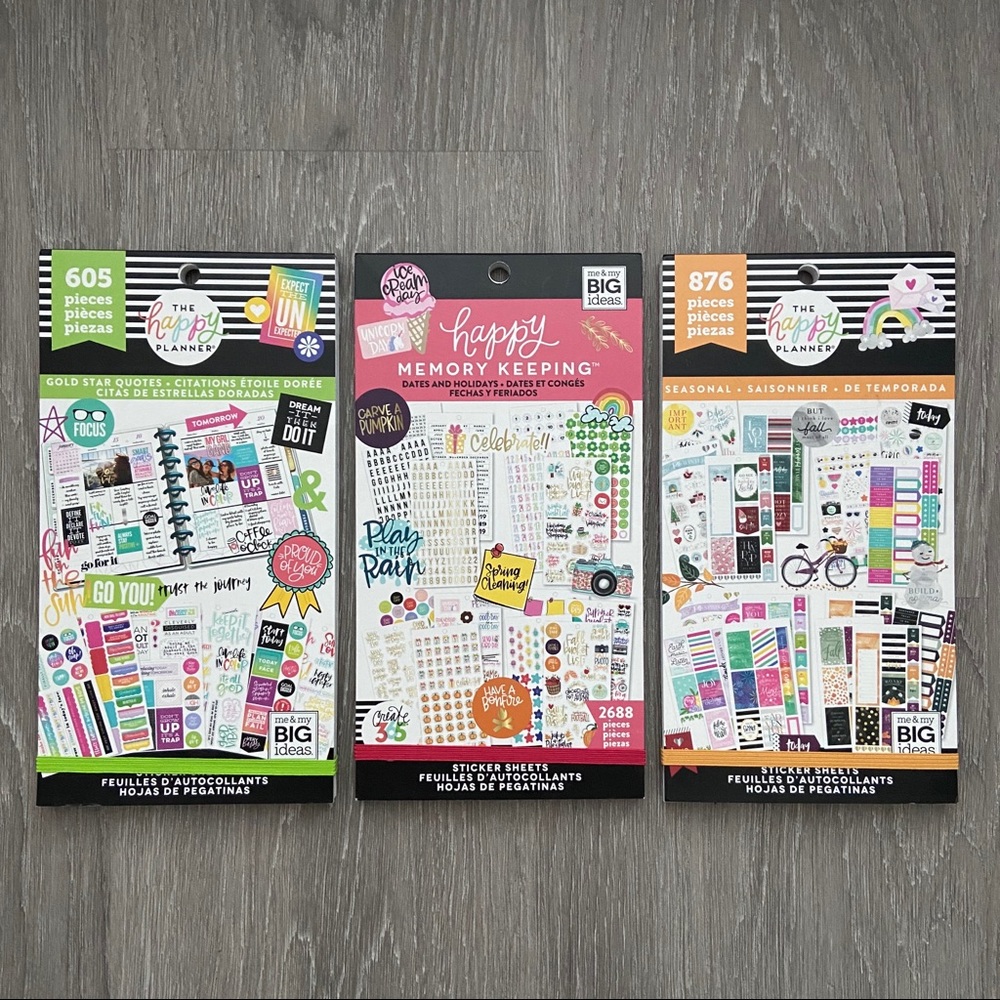 NEW Happy Planner Sticker Books